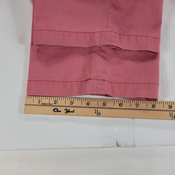 Polo Ralph Lauren Pants Mens 32x32 Pink Classic Fit Casual Flat Front Chino - Picture 9 of 9
